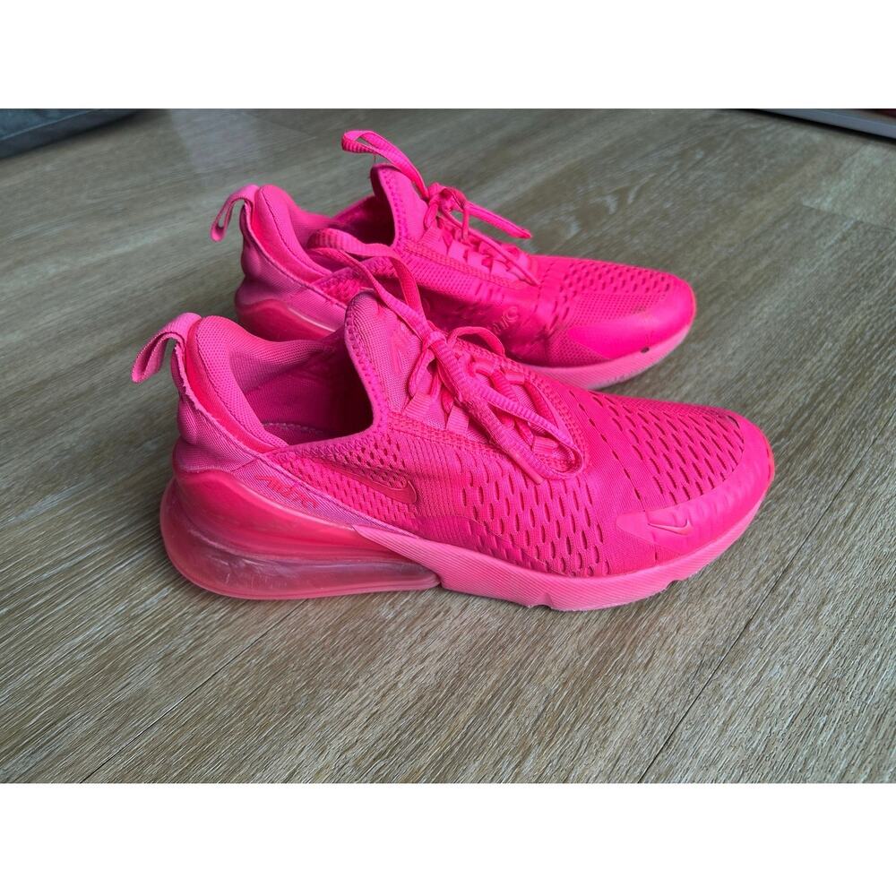 Nike Air Max 270 Triple Pink Hyper Pink Running Shoes FD0293-600